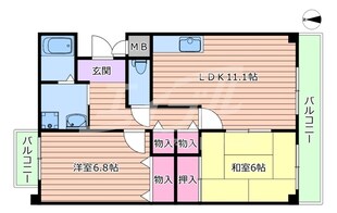 ベリオ豊島野の物件間取画像